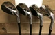 DEMO Mens Powerbilt Golf EX-550 Hybrid Irons #8-SW A Flex Rescue Clubs 830-7CRK