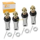 4Pcs Tie Rod End Kit for Yamaha Kodiak 400 450 Grizzly 450 400 37S-23841-00-00