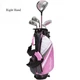 MacGregor Golf DCT Junior Girl Golf Clubs Set with Bag, Right Hand, Pink, Silver
