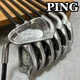 PING ZING2 Iron Set 7pcs 4-W Karsten 101 Carbon 1 Flex Left-Handed