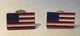 2 lot American Flag Pin -The 39 Stars and 7 Stripes Flag Lapel Pin