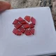 14.95 Carat Natural Smooth Top Quality Red Garnet Fancy  13 Piece Wholesale Lot