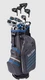 Tour Edge TE-400 Lady Edge Complete Set (12pc, Black/Blue, Cart Bag) 2025 NEW