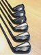 Rare Titleist T series 150/200 combo black iron set with KBS TGI 70 shafts
