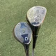 Walter Hagen Haig Ultra 3 + 5 Vintage Wood Set Steel Shaft RH model 66430 Walter Hagen Haig Ultra 3 + 5 Vintage Wood Set Steel Shaft RH model 66430