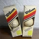 Vintage NOS Wilson K28+ Golf Balls, Lot of 6, Two Boxes of 3, #1 & #2 NEW Surlyn
