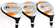 TOP FLITE XL VARSITY  Dtiver  10* Graphite) 3 + 4 Hybrids (18+22*,Steel)  RH