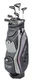 New Tour Edge Golf Ladies TE-300 Moda Complete Set With Bag Grey/Silver/Lilac