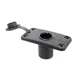 Scotty #0244-BK Flush Deck Mount with Rain Cap One Size, Black 