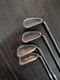 Ping Eye 2 Black Dot Irons Set 7, 8, 9, W Steel Stiff Flex Original Grips RH