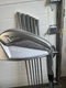 Mizuno JPX 921 Iron Set 7 Clubs KBS Tour 120 S Stiff Steel Shafts Silver Black