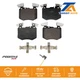 Front Semi-Metallic Disc Brake Pads And Wear Sensor Kit For Mercedes-Benz GLC300
