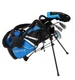 Aspire Junior Plus Complete Golf Club Set For Kids Ages 3-4 Blue