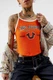 True Religion LOGO CROP TANK World Tour Top Women&rsquo;s M Orange