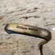 RH Wilson 8838 Brass Head Goose Neck Putter Fluted Steel Shaft 35&rdquo; Right Handed