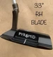 PYRAMID PUTTERS BLADE AZ-1 33&rdquo; BLAIR O&rsquo;NEAL PUTTER GOLF MILLED GROOVE GRIP RH ⛳️