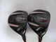 Titleist 913F Fairway Wood Set 4W & 7W RAMBAX55 S / SR w/Extra Shaft RH Japan