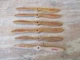 6 Top Flite Wood Model Airplane Propellers