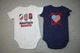 Baby Girls 2 LOT BODYSUIT 4th July AMERICAN SWEETIECUTIE Red White Blue 0-3 MO