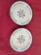 2 lot International Heritage American Patchwork Collection stoneware Salad Plate