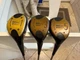 Vintage! Mens Wilson 1200 LT Driver 3-5 Wood Matching Golf Club Set R Flex RH