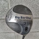 Callaway Big Bertha Steelhead 3+ Wood Strong Flex RCH 99 Firm Flex Graphite