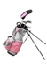 Aspire Junior Plus Kids Golf Club Set Pink Ages 5 6 Lightweight Golf Bag