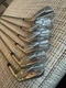 Miura mc-501 iron set with stiff steel shafts in great shape