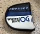 ODYSSEY WHITE HOT OG MALLET PUTTER HEADCOVER  2-ball & Seven # 7 #7 - blue - NEW