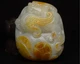 Certified Natural Hetian Jade Hand-carved Exquisite Dragon  Statue 12316