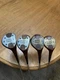 MacGregor M55W Super Eye-O-Matic Tourney Persimmon Wood Set 1 2 3 4 Original