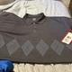 Top Flite  XL Gray Polo NWT