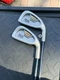 Clean! Ladies Master Grip 283MC 1-2 Iron Golf Clubs Matching Set RH