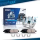 3pc Rear Left Disc Caliper Brake Pads for Infiniti G35 Nissan 350Z Murano Quest