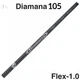 New Mitsubishi Chemical Golf Diamana Putter P105 Shaft Flex 1.0 Men Club Tip In
