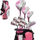 Precise M5 Womens Golf Clubs Full Set, Titanium Driver, S.S. Fairway, S.S. Hybri