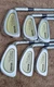 golf clubs irons set MASTER GRIP T.REX titanium dynamic gold R400 regular flex R