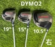 NIKE SasQuatch DYMO2 Driver 10.5&deg; Fairway Wood 3W 15&deg; 5W 19&deg; Set R Flex RH Golf