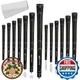 Karma Super Lite Black Midsize Golf Grips 13-Pack + Grip Tape Strips