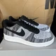 NEW Nike Air Force 1 Flyknit 2.0 'Black/White' NBY AV3042-001 Men&rsquo;s Size 13