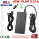 19.5V 2.31A 45W Charger For Dell Laptop 0KXTTW AC Adapter Power Cord 4.5*3.0mm