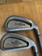 Callaway Steelhead Big Bertha X-14  5 AND 6 Irons. Reg Flex Graphite. NEW GRIPS.