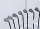 Srixon Zxi7 Black Chrome Iron Set 5-Pw, Aw Stiff Dynamic Gold S400 Black 304994