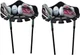 Pmsanzay 2 Pack - Golf Club Organizers Display Rack Holder Combo Wall Black 