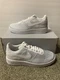 Nike Air Force 1 Flyknit 2 White Pure Platinum Men's 10 AV3042-100 Brand New DS
