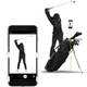 Selfie Golf Record Golf Swing - Cell Phone Holder Golf Analyzer Accessories | Wi
