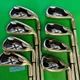 Callaway X-20 X20 Iron set 8pcs 4-Pw,Sw UNI Flex Steel Shaft Golf Clubs