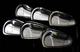 MIZUNO T-ZOID MX20 IRON SET 5- 9, PW SHAFT:STIFF LENGT:(5) 38.5"RH NEW GRIPS