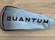 Callaway QUANTUM Driver Head Cover TRI-FORCE Design Gray/Black Used