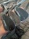 Right Cleveland RTX 3 black satin,raw wedge set.50,54,60.rtx-3